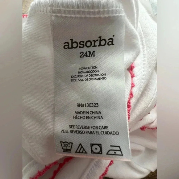 absorba | baby girls one piece dress. Size: 24M. - Picture 9 of 12